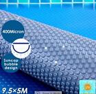 400 Micron Solar Swimming Pool Cover Blanket 9.5M X 5M Save Water/Energy/Chemica