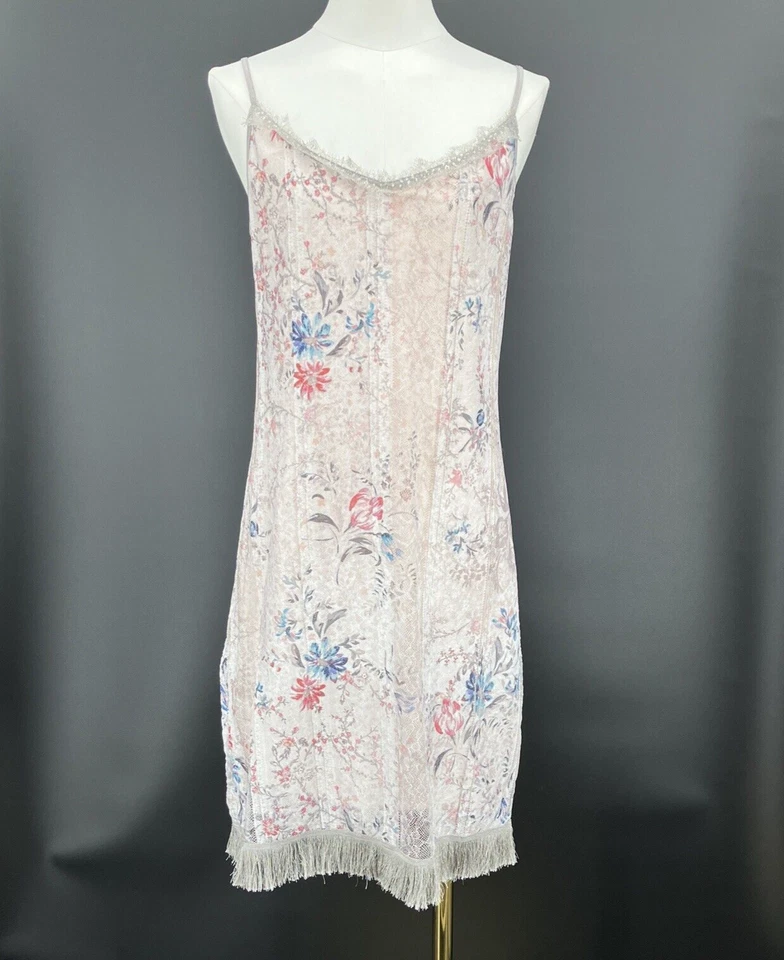 NWT T by Tahari vintage inspired "flapper" dress w fringe detail XS - Image 1 of 4