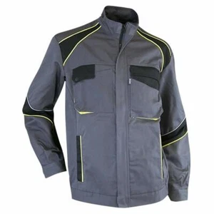 LMA Jacket Grey Black Yellow Quality Coat 2057 SEMIS Size 6 Brand New - Picture 1 of 2