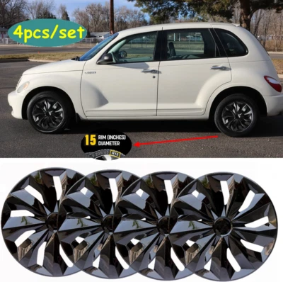 15" Set of 4 Wheel Covers Hub Caps R15 Tire & Steel Rim For Chrysler PT Cruiser - Изображение 1 из 4