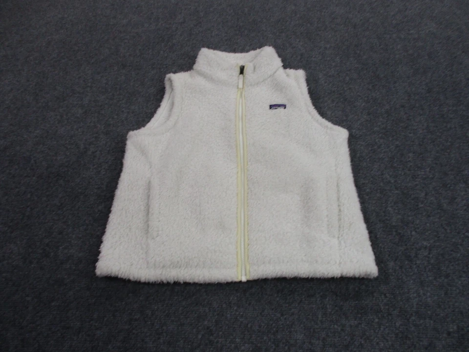 Patagonia Chaleco Chaqueta Niñas 2XL Los Gatos Vellón Difuso Aire Libre Senderismo Juventud Foto 1 de 4