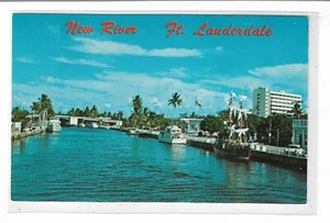 Postal de colección New River - Fort Lauderdale - Imagen 1 de 2