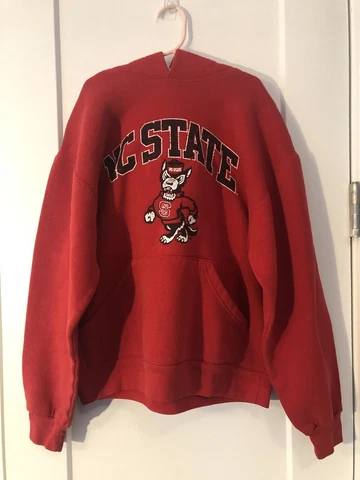 NC State Wolfpack Red Hoodie Kid's Youth Large Sweatshirt North Carolina State Cover