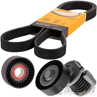 CONTI KEILRIPPENRIEMEN-SATZ +RIEMENSPANNER U-ROLLE passend für AUDI A4 B6 B7 TDI - Bild 1 von 4