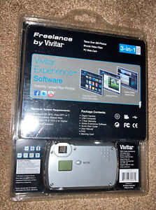 New Vivitar FreeLance  3-in-1 Digital Camera PC Web Cam Video Clips New Sealed