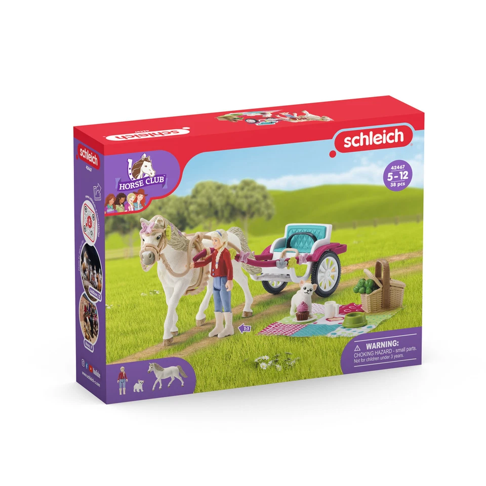 Schleich Horse Club Kutsche für Pferdeshow Spielfigur