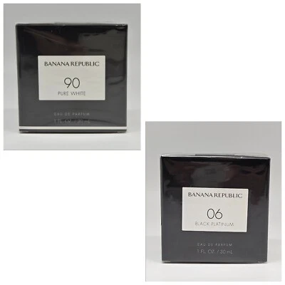 BANANA REPUBLIC Eau de Parfum EDP 1 OZ U PICK 90 Blanco Puro O 06 Negro Platino Foto 1 de 4