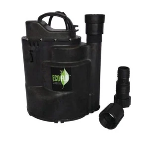 ECO FLO Submersible Utility Pump 1/3-HP - Automatic - AC Thermoplastic - 115V - Picture 1 of 10