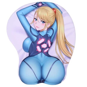 Aran Metroid Samus3D Mousepads Anime Mouse Pads with Wrist Rest 2Way Skin (Ar... - Picture 1 of 6