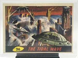 1962 Topps Mars Attacks! Card # 26 The Tidal Wave (GD) - Picture 1 of 10