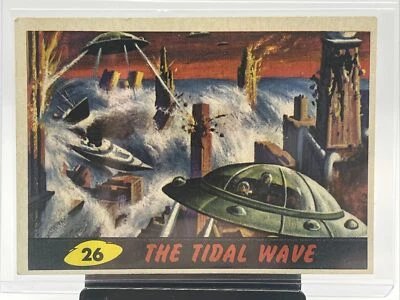 1962 Topps Mars Attacks! Card # 26 The Tidal Wave (GD) - Image 1 of 4