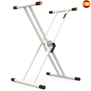 Audibax Onyx 130 Plus White - Soporte de Teclado de Tijera Doble - Soporte para - Imagen 1 de 7