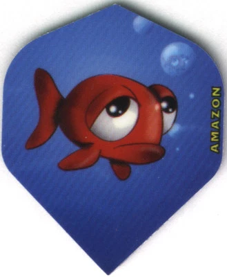 TON JUNKIE DARTS The Lonely Fish Dart Flights: 3 per set