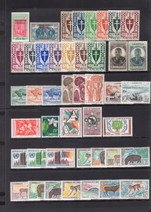 Cameroun 1940-1973 Selection of 92 Stamps Mint H or NH - Picture 1 of 3