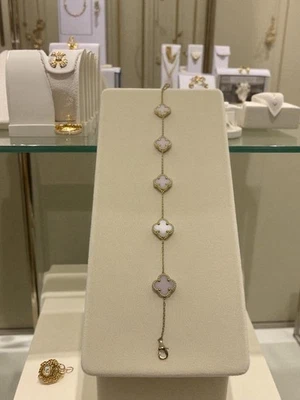 Joyería hecha a mano para mujer desmalezado oro 18k pulido regalo de Navidad plata pura 925 Foto 1 de 4