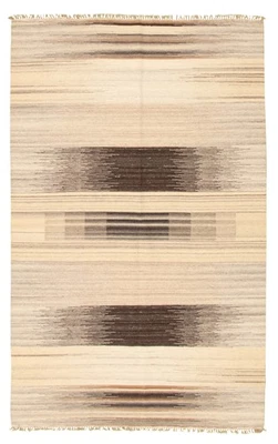 Винтажный шерстяной ковер ручной работы Tribal Carpet 5 футов x 8 футов 0 дюймов - Изображение 1 из 4