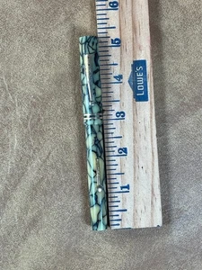 Pluma Estilográfica Ritxie Celuloide Negro Verde y Crema - Imagen 1 de 17