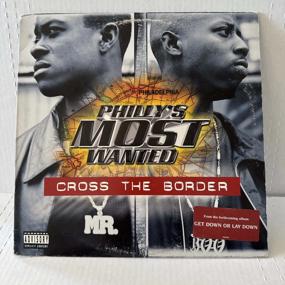 Philly's Most Wanted Cross The Border 12" Single Atlantic 4b9 - Image 1 of 4