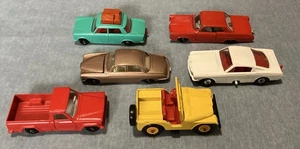 Matchbox Lesney Vintage Diecast Lot Jeep Mustang Fiat Jaguar Pontiac GP - Picture 1 of 13
