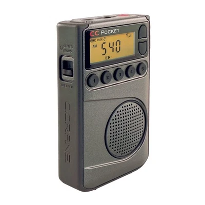C. Crane CC Pocket AM FM and NOAA Weather Radio with Clock and Sleep Timer - Image 1 of 4