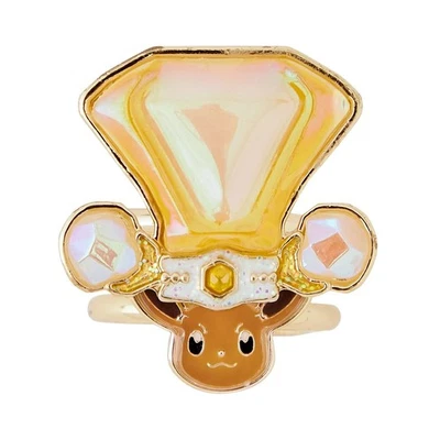 Anello Pokemon Center Accessorio Originale Terastal Eevee Evolution Japan - Immagine 1 di 3