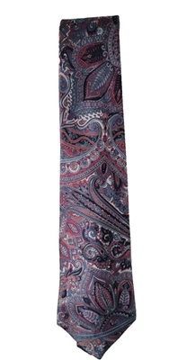 Mens Tie by Peacocks 100%  Italian Silk 3.5"W 56"L - Image 1 of 4