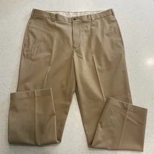 Brooks Brothers Advantage Chino Hose Herren 40x30 hellbraun Clark 100% Baumwolle Twill - Bild 1 von 6