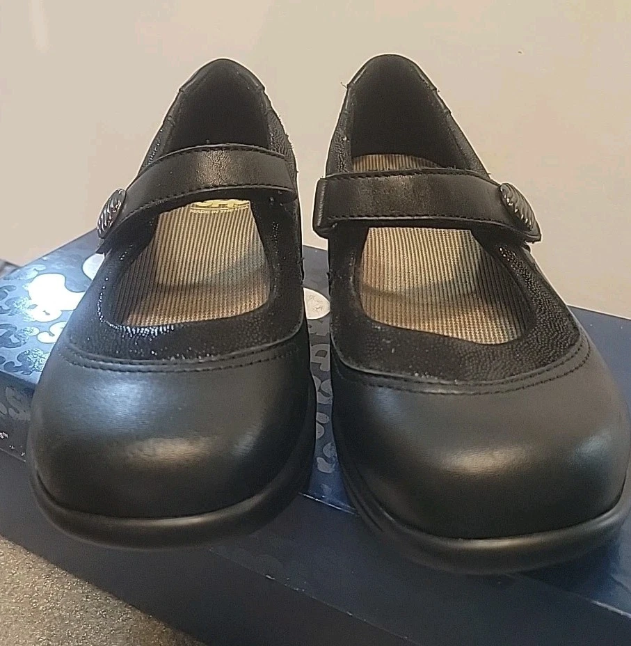 SAS Mary Jane Womens Size 5.5 M Black Leather Tripad Comfort Shoes