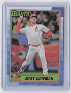 2025 Topps #T90-86 Matt Chapman 1990 35th Anniversary (Series One) - Picture 1 of 2