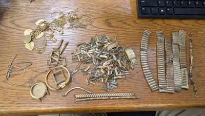 279 克废金填充,表带,顶部,表壳 10 12 14k 1/20 等 — 第 1/4 张图片