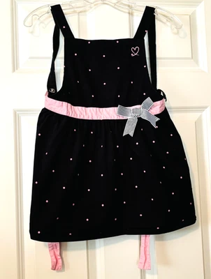 American Girl Grace's Pink Polka Dot Apron for Girls Kids Size Medium 10-12 - Image 1 of 4