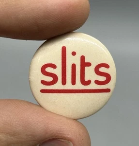 RARE Vintage THE SLITS Punk Band UK Pin back Button 1.25” ~ 1979 CUT Album - Picture 1 of 6