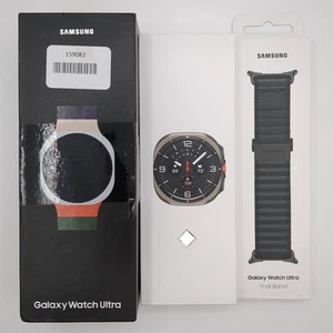 Samsung Galaxy Watch Ultra 47mm L705U | Titanium Silver w/ Trail Band | LTE+GPS - Zdjęcie 1 z 7