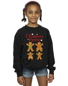 Christmas Girls Gingerbread Christmas Crew Sweatshirt - Picture 1 of 7
