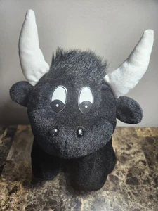 Abanicos Gil y Blay - Promo - BLACK PRIZE BULL - Soft Plush Stuffed Toy 14" - Picture 1 of 10