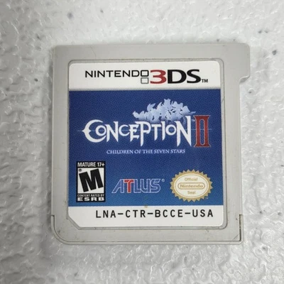 Conception II: Children of the Seven Stars (Nintendo 3DS, 2014) Cart Only Tested - Image 1 of 3