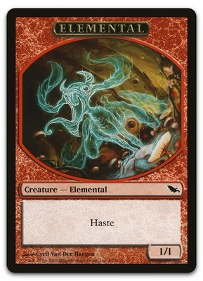 Elemental Token (4) #4 (NM) Shadowmoor SHM Magic MTG - Image 1 of 2