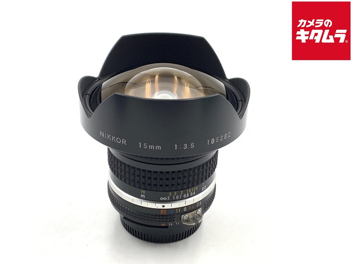 Nikon NIKKOR 15mm F3.5 カメラ レンズ Nikon Ai-s NIKKOR 15mm F3.5 ニコン フィルムカメラ用レンズ