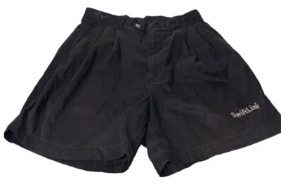 Pantalones Cortos Greg Norman Plisados Frontales Talla 36 Negro Bordado SwiftLink Foto 1 de 4