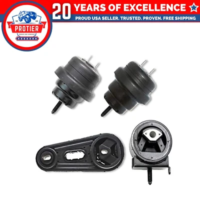 Se adapta a Ford Freestar/Mercury Monterey 2004-2007 3,9 L 4,2 L montaje de motor y transmisión 4 piezas Foto 1 de 2