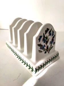 Portmeirion Porcelain Botanic Garden Floral Butterfly Toast/ Letter Rack 1972 - Picture 1 of 4