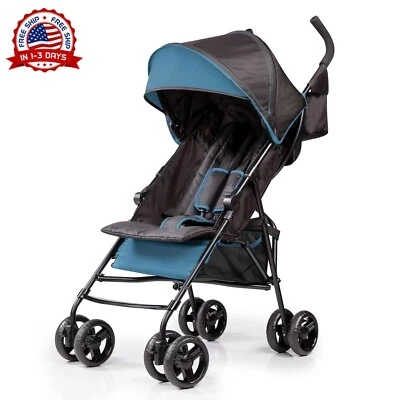 Coche Para Bebe De Paseo Carrito De Bebes Plegable Individual Con Paraguas - Image 1 of 4