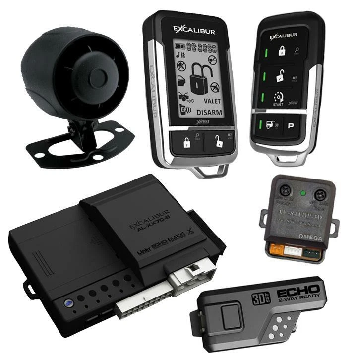 Omega AL18703DB Deluxe LCD 2-Way Vehicle Security & Remote - Image 1 of 1