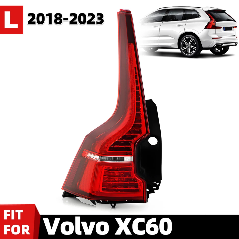 Full LED Tail Light For 2018-2023 Volvo XC60 Brake Outer Left Driver Side Foto 1 de 4