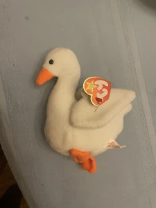Ty Beanie Babies Gracie The Swan - White - Picture 1 of 4