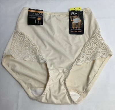 NWT Bali Firm Control Shaping Brief Light Beige Panties Size M TAW230519/WB1 - Image 1 of 4