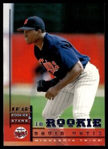 1998 Leaf Rookies & Stars Rookie David Ortiz #196
