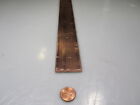 110 Copper Bar 1/2 Hard, 3/16" Thick x 1.0" Wide x 6 Ft Length