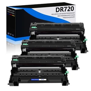 Unidad de batería DR720 para Brother MFC-8510DN 8515DN 8520DN 8710DW HL-5470DW de 3 paquetes - Imagen 1 de 5