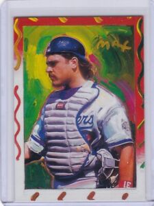 MIKE PIAZZA 1997 TOPPS GALLERY PETER MAX SERIGRAPHS INSERT #PM10 LOS ANGELES